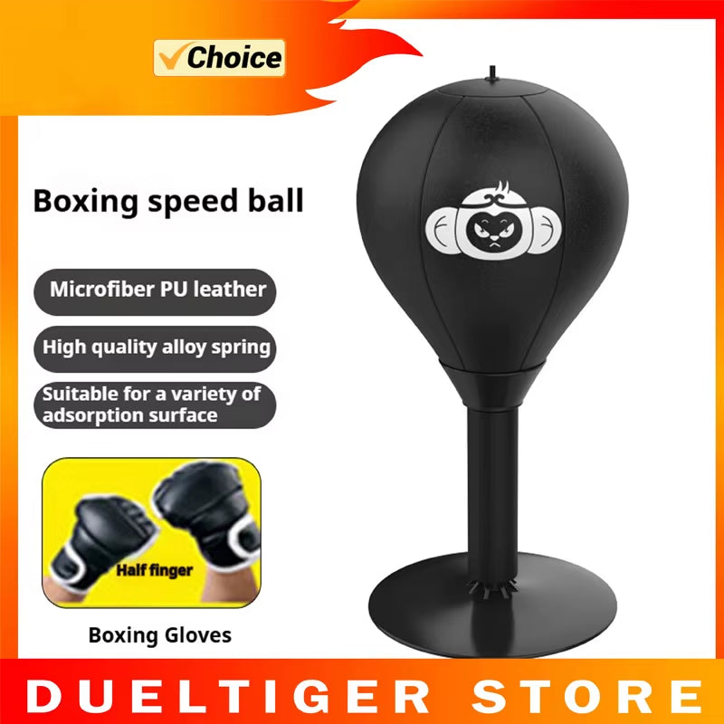 Punchpro Mini™ – Desktop Boxing Speed Ball for Stress Relief & Fun Anywhere