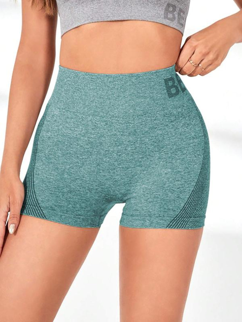 High Waist Sports Gym Shorts