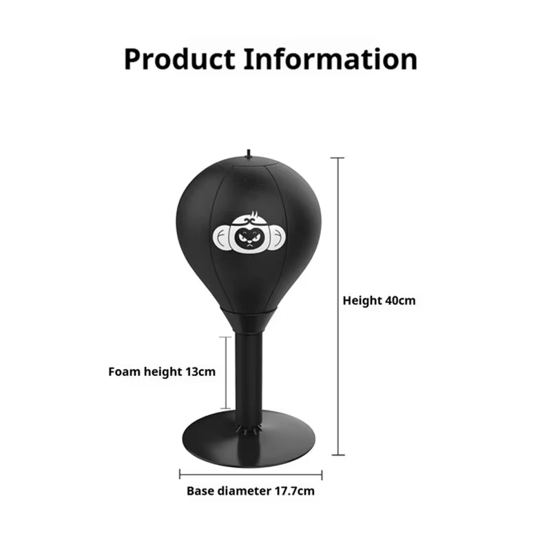 Punchpro Mini™ – Desktop Boxing Speed Ball for Stress Relief & Fun Anywhere