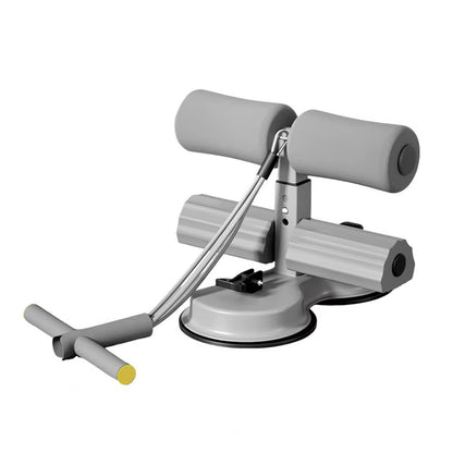 Coremax™ Sit-Up Assistant Bar with Resistance Band – Dual Suction Home Gym Trainer