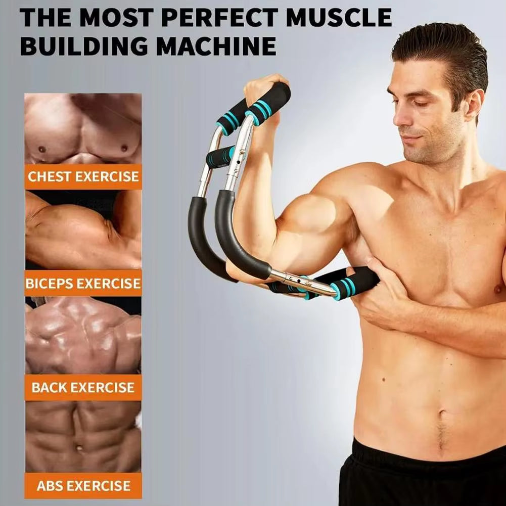 Powerflex™ Adjustable Arm Strength Trainer – Unleash Full-Body Force Indoors