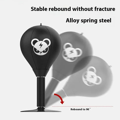 Punchpro Mini™ – Desktop Boxing Speed Ball for Stress Relief & Fun Anywhere