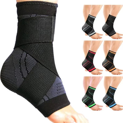 Adjustable Compression Ankle Brace for Total Support & Injury Prevention