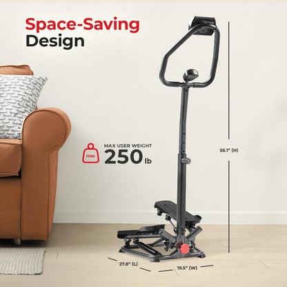 Twist Stair Stepper with LCD Monitor